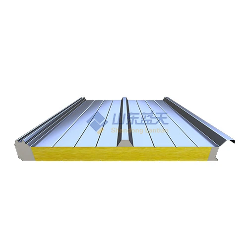 Glass Wool Pu Sealing Edge Roof Sandwich Panels