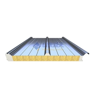 Rock Wool with Pu Sealing Edge Roof Sandwich Panel