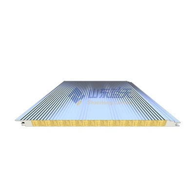 Rock Wool with Pu Sealing Edge Wall Sandwich Panel